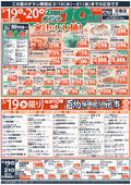 表面百均ジャンボ市　裏面家計にいい値！