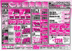 
									2026/06/13　
									ビフレ週末ジャンボ市
